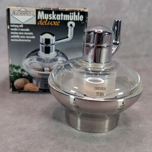 Küchenprofi Muskatmühle Deluxe Nutmeg Grinder Mill Germany Stainless Steel 10220